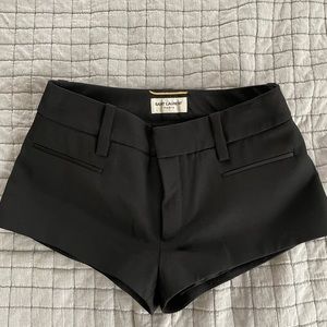 Yves Saint Laurent Black Shorts Brand New